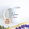 Nana EST - White Ceramic Mug - Inkpot