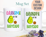 Avocado Grandma and Grandma Mug Set Individual OR Mug Set