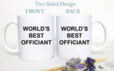 World's Best Officiant Mug, Gift for Wedding Officiant, Thank You For Marrying Us, Wedding Officiant Gift Idea, Funny Officiant Gift
