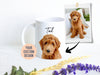 Custom Dog Pet Photo Portrait - White Ceramic Mug