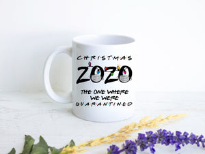 Quarantine Christmas Funny Mug, Pandemic Keepsake, Funny 2020 Christmas Family Holiday Gift, Quarantine Gift, Christmas Gift for Her Him Mom