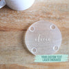Laser Engraved Personalized Coaster - Custom Name