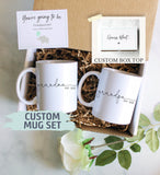 Pregnancy Announcement Gift Box | Promoted Grandma and Grandpa, Baby Announcement, New Grandparents Mug, Grandparents Gift, Pregnancy Reveal