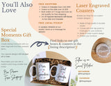 The Adventure Begins | Engagement Mug, Personalized Engagement Gift, Newly Engaged Couple Gift, Custom Wedding Gift, Anniversary Gift