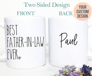 Father In Law Mug, Best Father In Law Ever Gift, Father in Law Gift, To My Future Father In Law, Future Father In Law Mug,Father&#39;s Day Gift