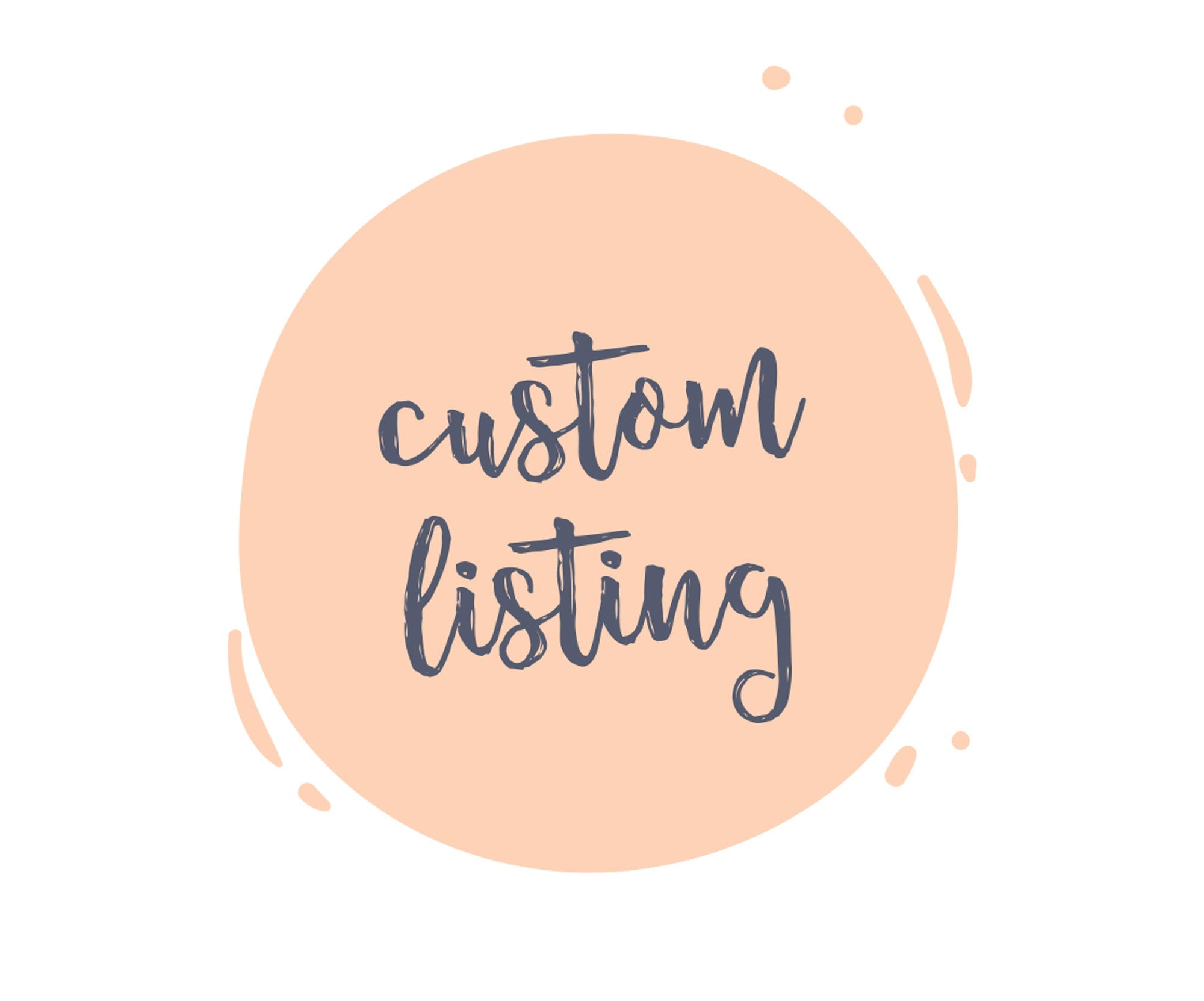 Custom Listing for Rajpreet - Expedited