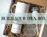 Build Your Own Box | Custom Gift Box Top, Personalized Card & Optional Add-Ons