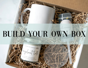 Build Your Own Box | Custom Gift Box Top, Personalized Card & Optional Add-Ons
