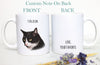 Custom Cat Photo Mug, Pet Portrait, Personalized Cat Lovers Mug, Cat Owner Gift, Cat Mom Dad, Pet Loss Memorial, Personalized Gift, Cat Gift