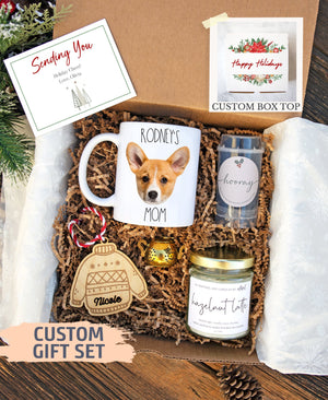 Personalized Christmas Gift Box for Dog Mom | Christmas Gift Idea, Christmas Gift Box Set, Holiday Gift For Dog Mom, Holiday Gift for Women