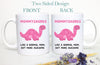 Mom and Dad Mug Set, Mommysaurus and Daddysaurus, Pregnancy Reveal,New Dad Gift, Baby Announcement, First Time Parents, New Parents Gift