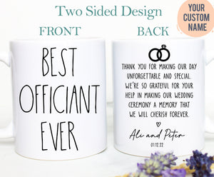Best Officiant Ever Mug | Thank You For Marrying Us, Wedding Officiant Gift, Wedding Officiant Gift Idea, Wedding Party Gift, Officiant Gift